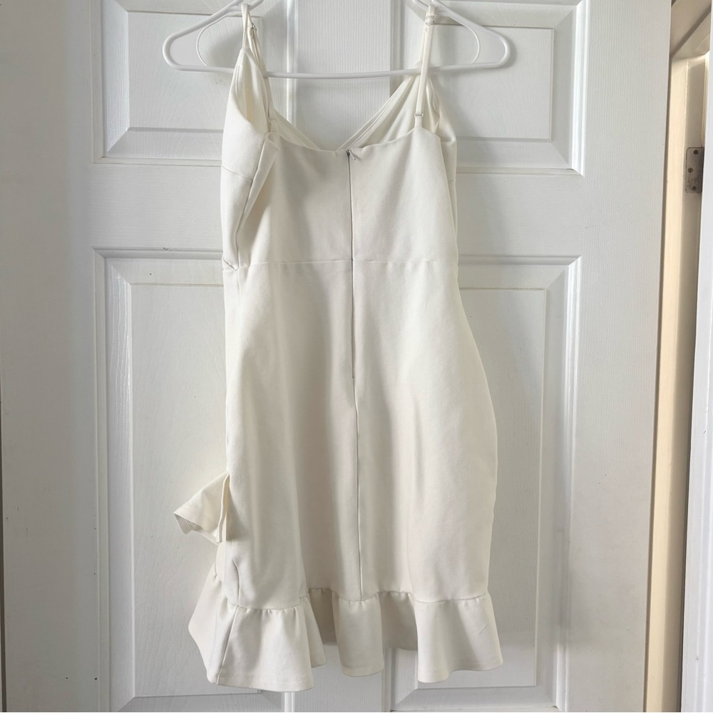 Lulus White Ruffle Dress - Picture 2 of 2